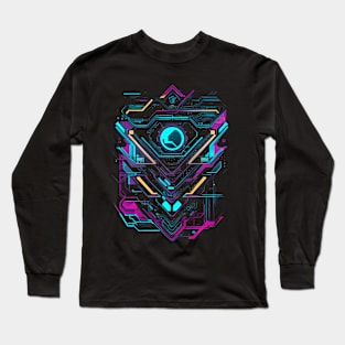 Cyberpunk Design Long Sleeve T-Shirt